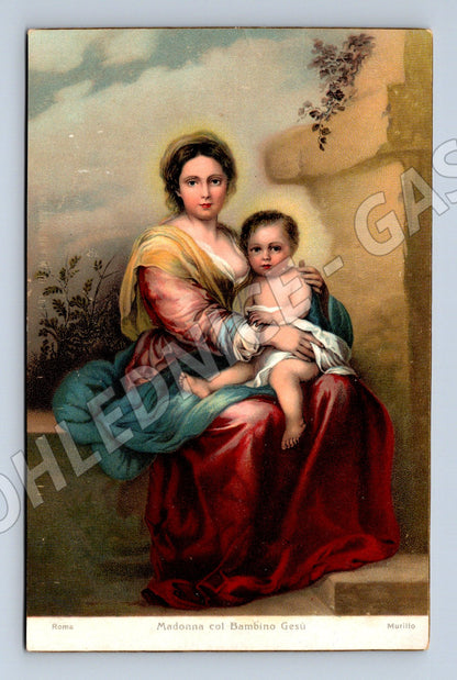Postcard Madonna with Child Jesus (M9705)