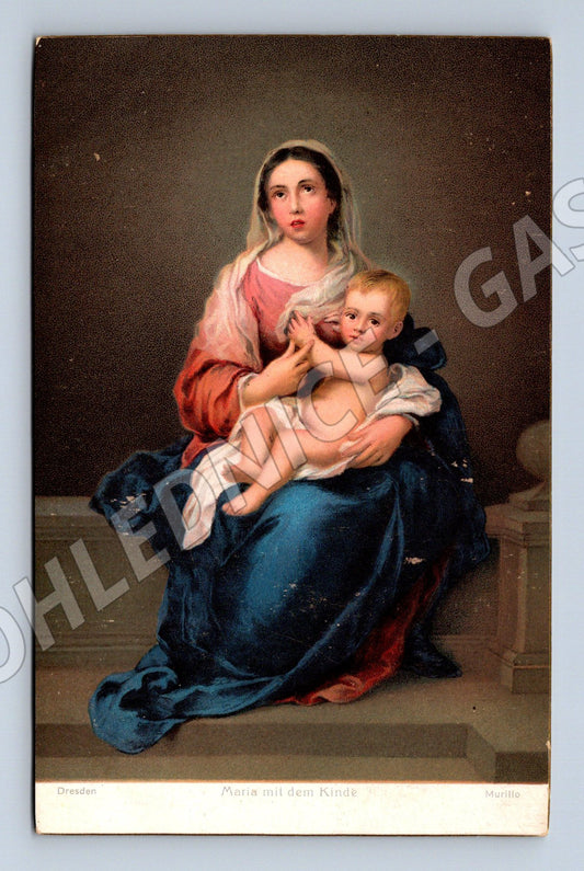 Pohlednice Maria s dítětem Murillo (M9707)