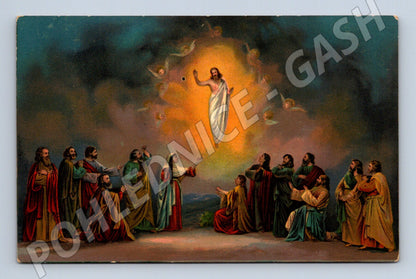 Postcard Oberammergau Ascension of Christ (M9709)