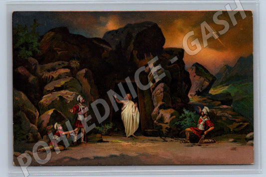 Pohlednice Oberammergau Auferstehung pašije (M9710)