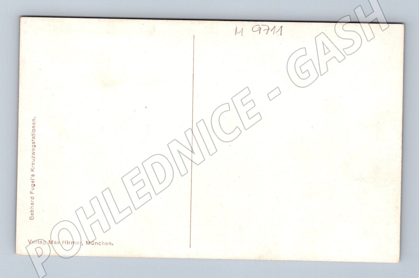Postcard Gebhard Fugel The Capture of Christ (M9711)