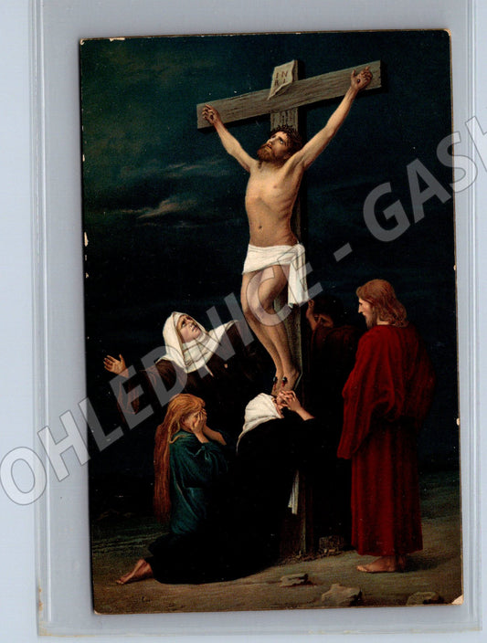 Pohlednice Kristus na kříži Munkácsy (M9714)