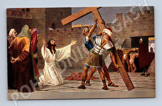 Pohlednice Fugel křížová cesta umělecký motiv (M9725)