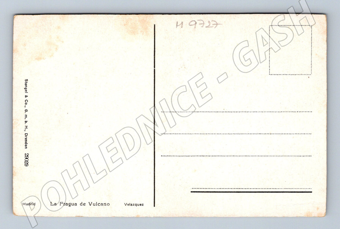 Pohlednice Velázquez La Fragua de Vulcano (M9727)