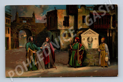 Postcard Oberammergau Passion Play No.7 (M9728)