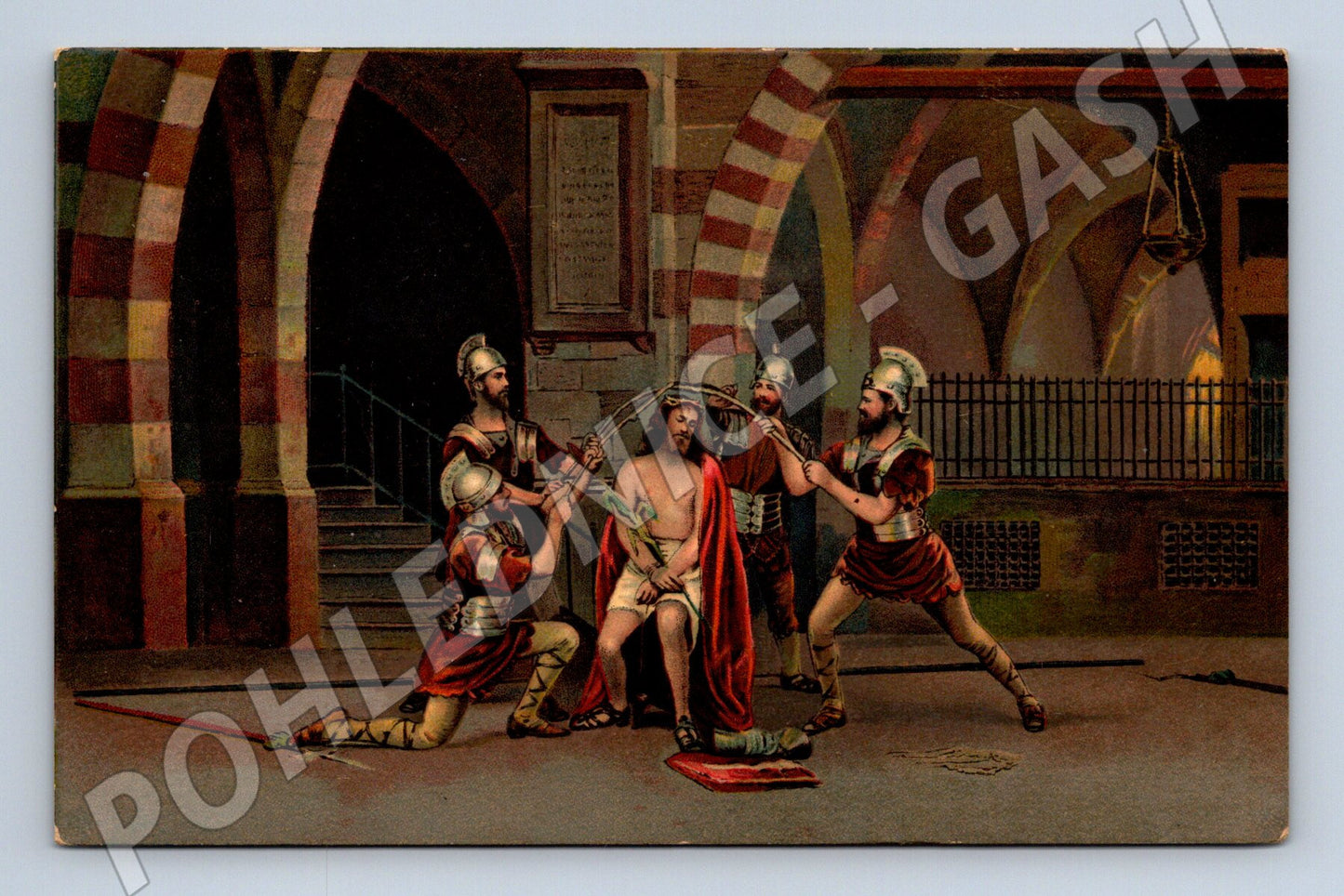 Postcard Oberammergau Crown of Thorns of Christ (M9729)