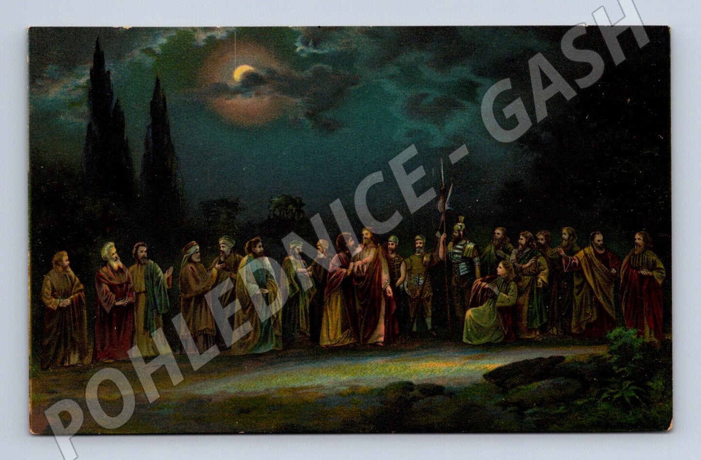 Pohlednice Oberammergau zatčení Krista (M9731)