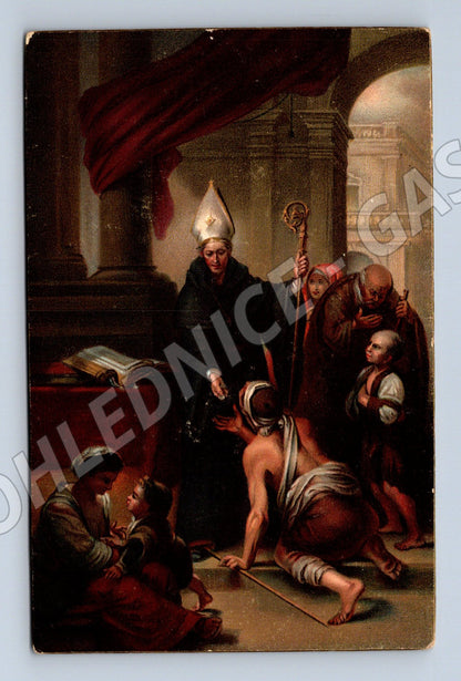 Murillo Postcard Santo Tomas de Villanueva (M9736)