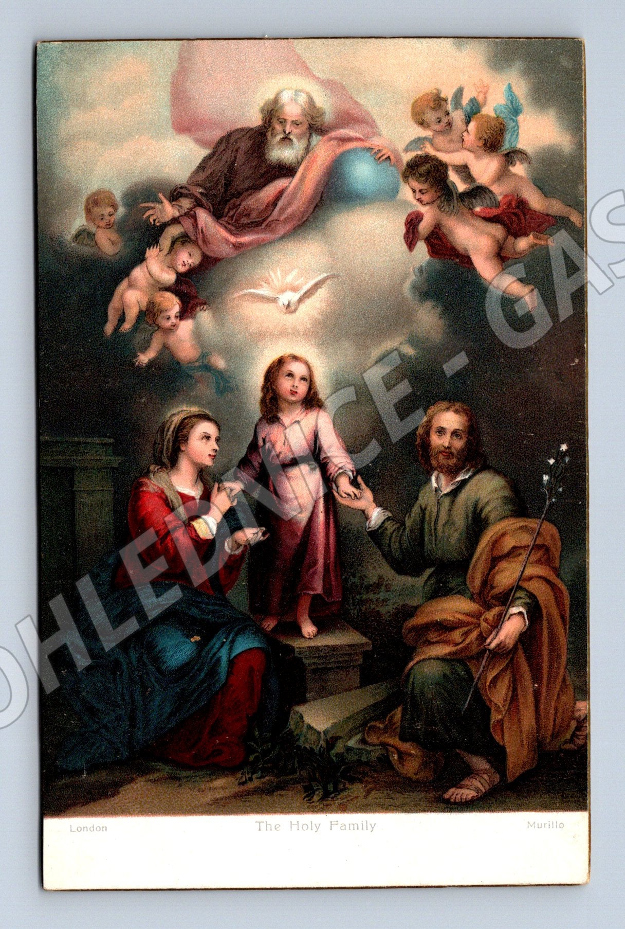 Postcard Murillo Holy Family Holy Family (M9741)