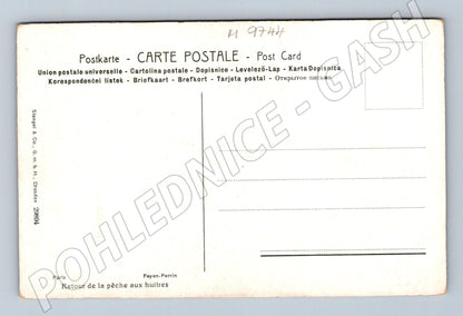 Pohlednice Feyen-Perrin ženy s košíky Francie (M9744)