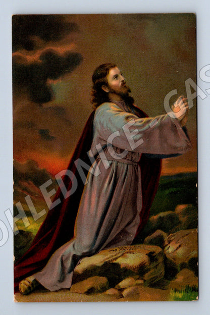 Pohlednice Christus klečící Oberammergau (M9745)