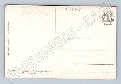 Postcard Munkácsy Megválcó Erlöser Savior (M9746)