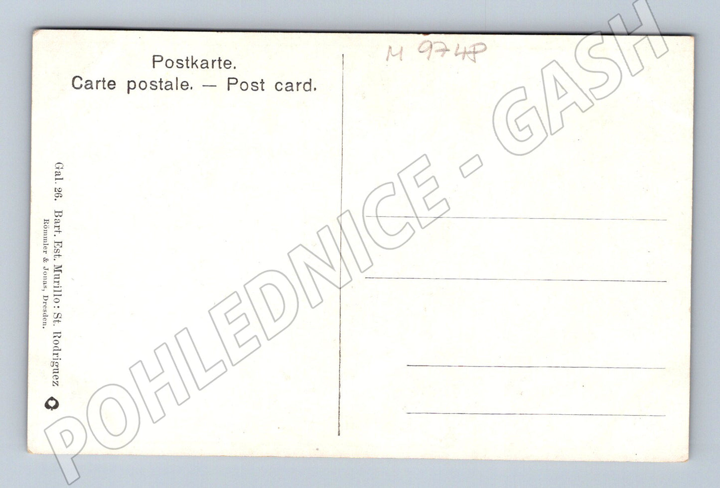 Postcard Murillo Saint Rodriguez (M9748)
