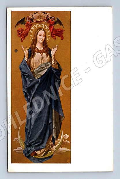 Postcard Immaculata M. von Feuerstein (M9750)