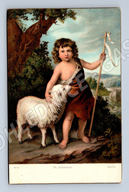 Postcard St. John the Baptist after Murillo (M9752)