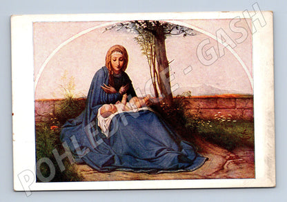 Postcard Madonna and Child old motif (M9754)