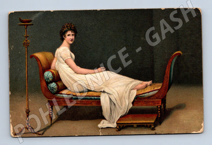 Postcard Madame Récamier portrait (M9760)