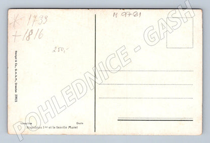Pohlednice Napoleon a rodina Murat Versailles (M9761)