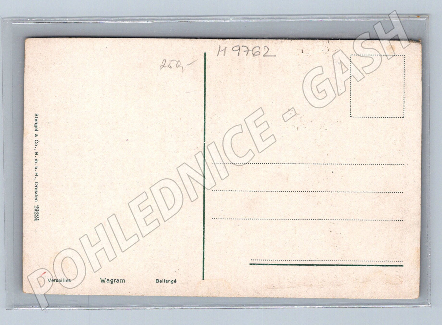Postcard Napoleon Battle of Wagram (M9762)