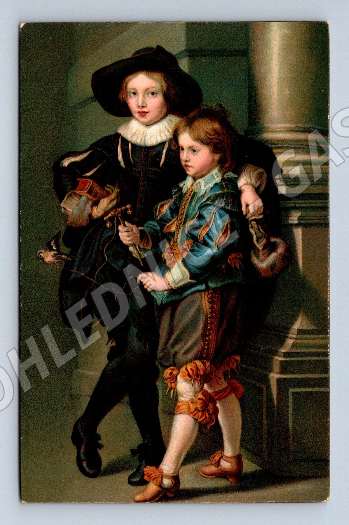 Pohlednice Rubens dva synové portrét (M9765)