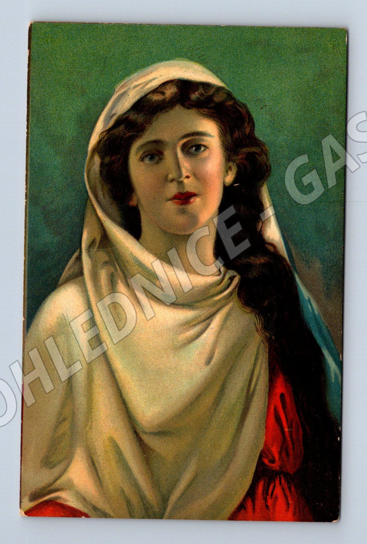 Postcard Oberammergau Passion Play Maria (M9776)