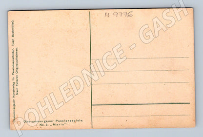 Postcard Oberammergau Passion Play Maria (M9776)