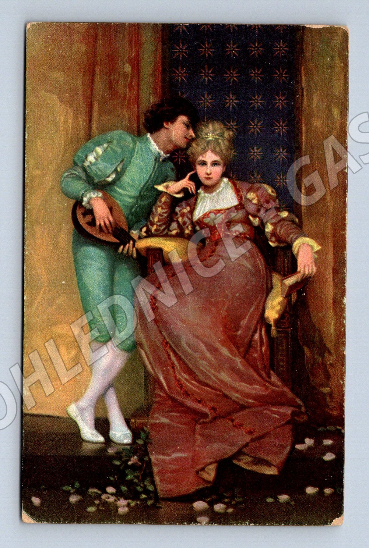 Postcard Anatole Vély Verführerische Klänge (M9781)
