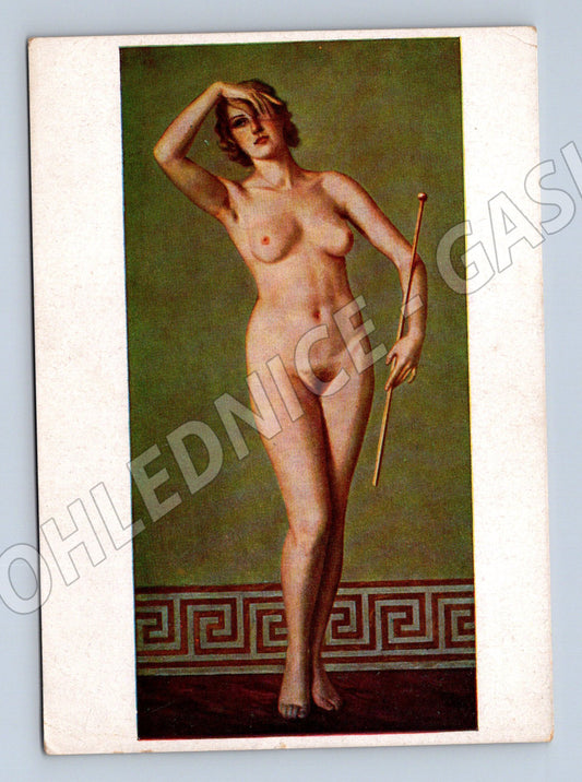 Pohlednice Terpsichore Adolf Ziegler (M9795)