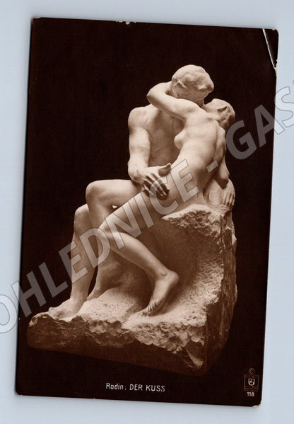 Postcard Rodin The Kiss (M9804)