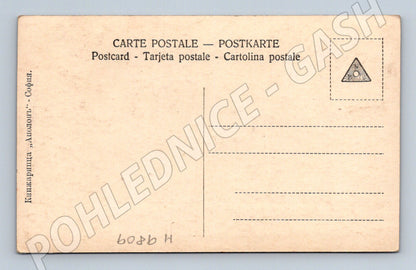 Pohlednice Šveninger Lesní chlad akt malířství (M9809)