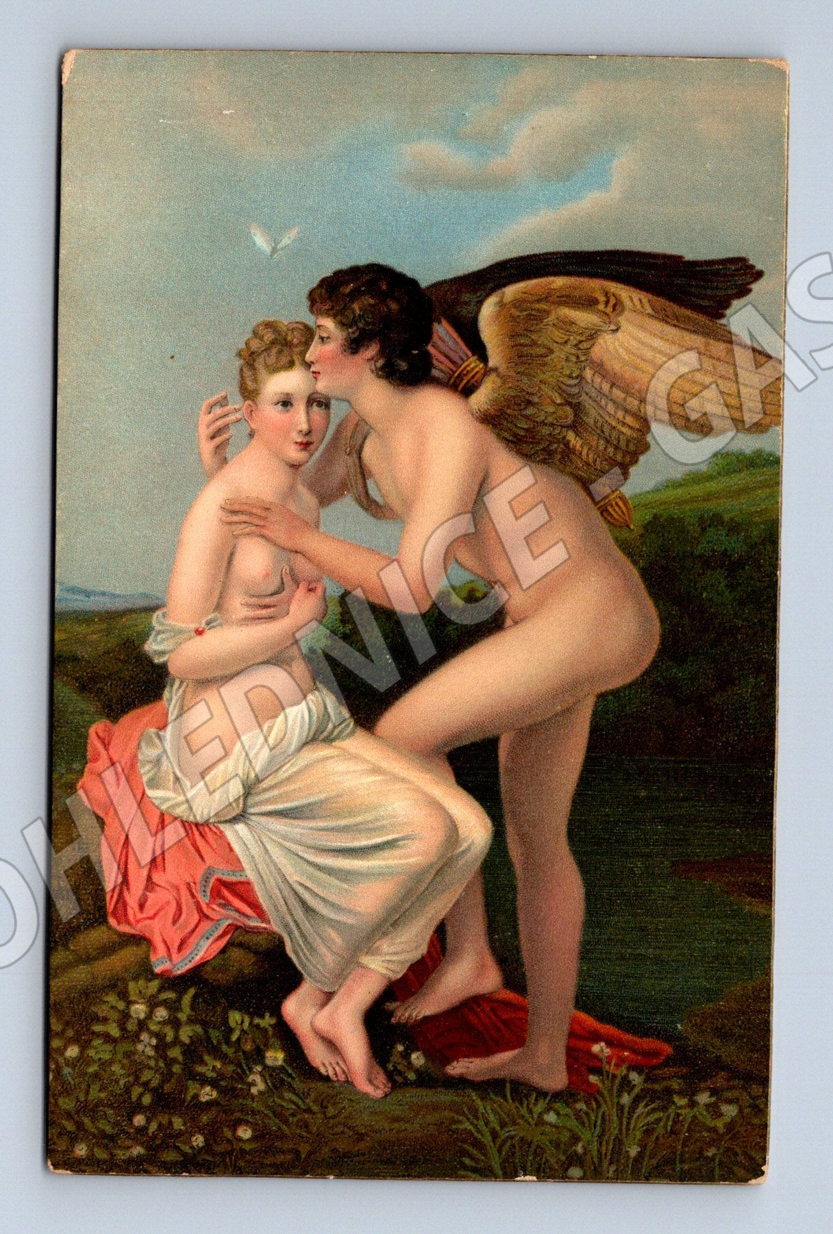 Pohlednice L'Amour et Psyché Gérard (M9823)