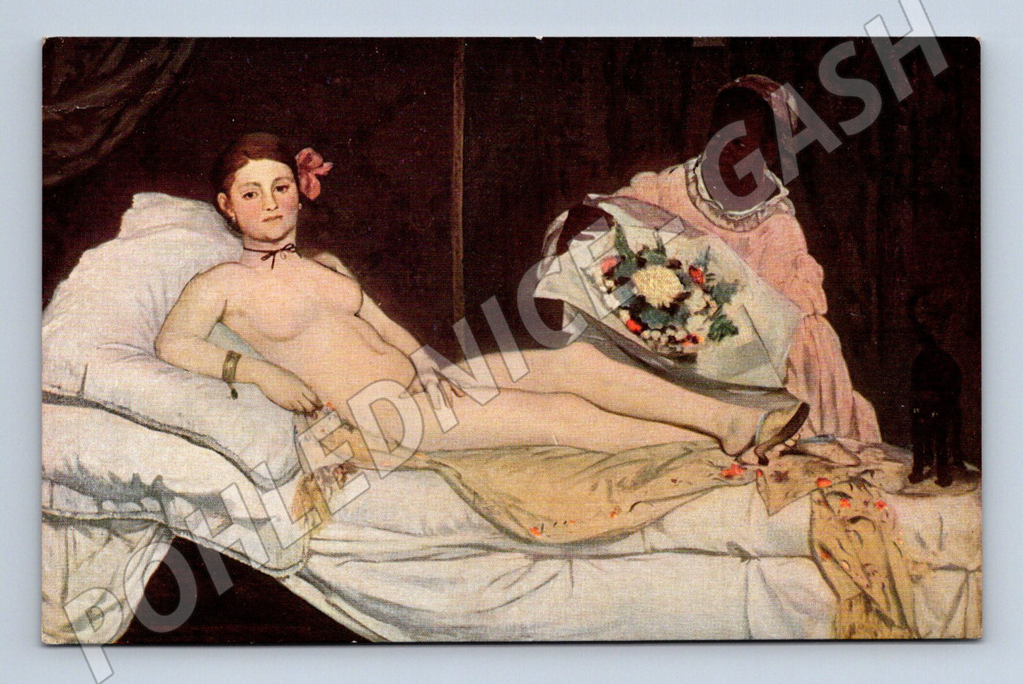 Pohlednice Manet Olympia Musée du Louvre (M9824)
