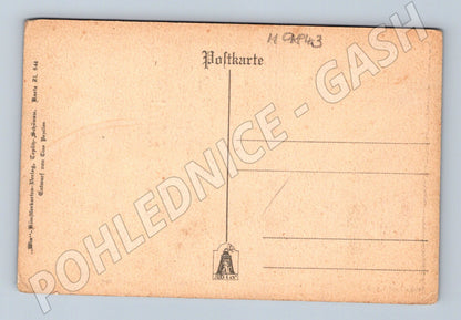 German postcard Happy Easter Pezellen (M9843)