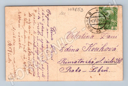 Postcard Joint Wishes Children by the River 1913 (M9853)
