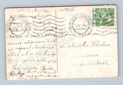 Postcard cheerful scene Bohemia 1911 color (M9855)