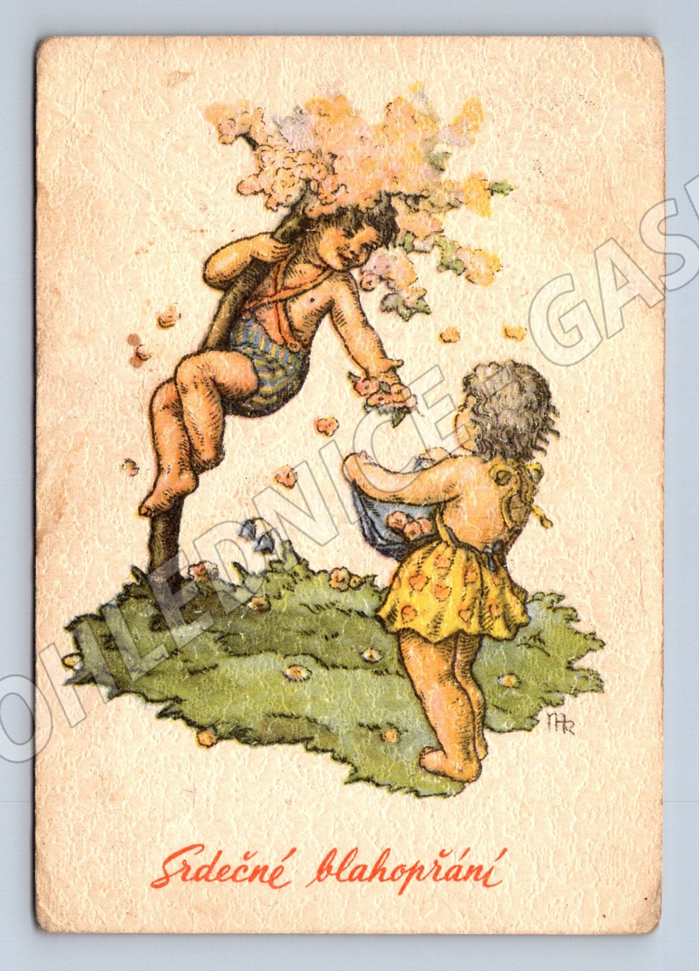 Postcard Heartfelt Congratulations 1924 (M9876)