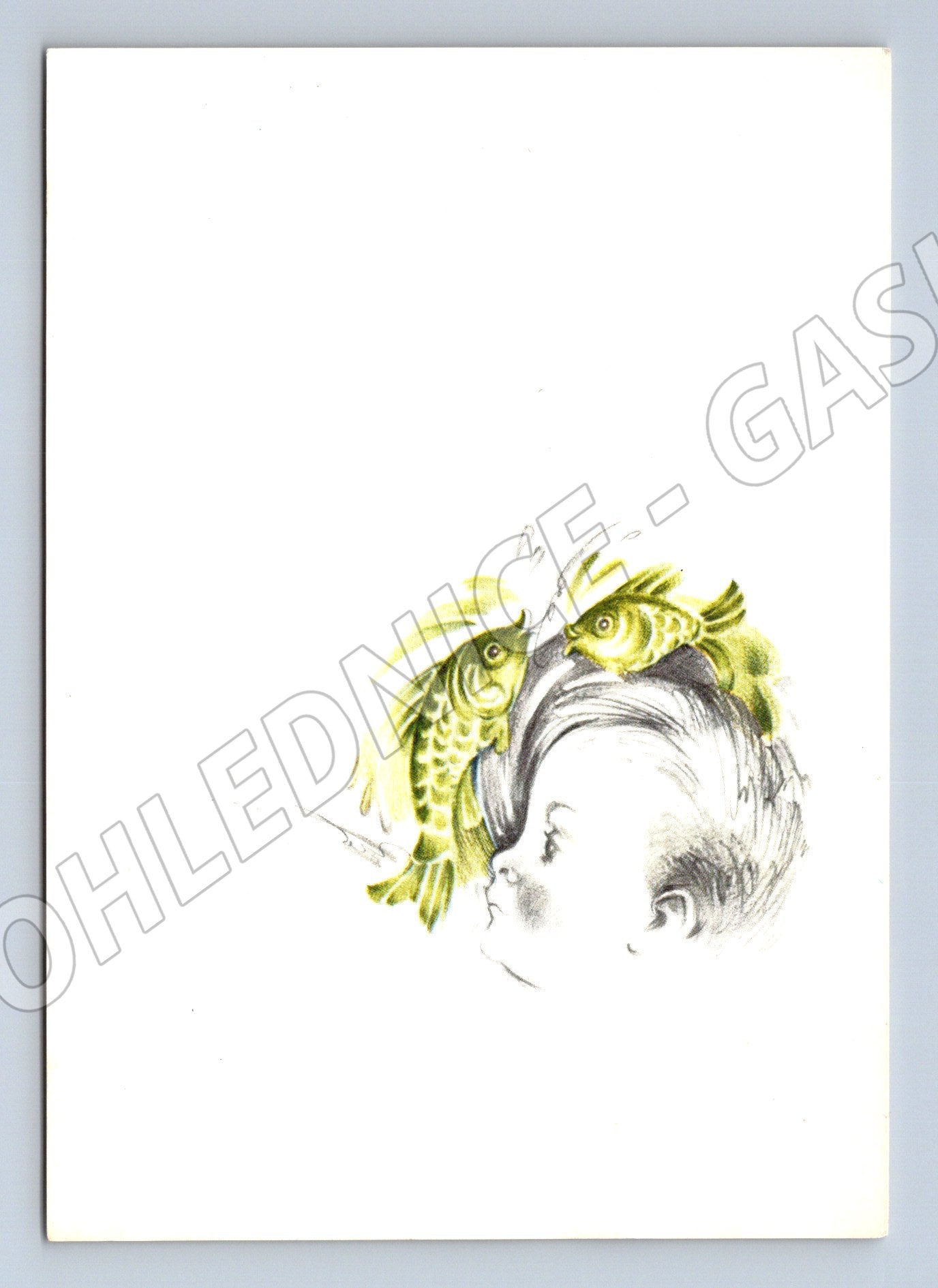 Postcard for the birth of a child, design A Vojtášek (M9912)