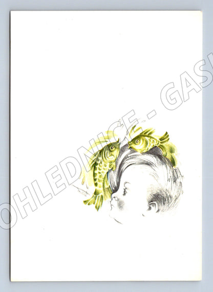 Postcard for the birth of a child, design A Vojtášek (M9912)