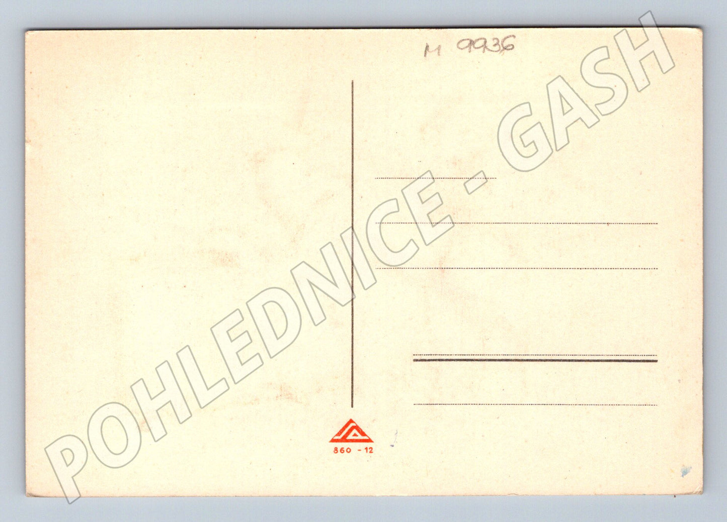 Cheerful postcard two dogs and a broken mirror (M9936)
