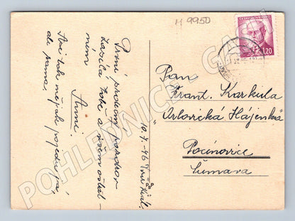 Postcard Czechoslovakia 1946 illustrated children, used (M9950)