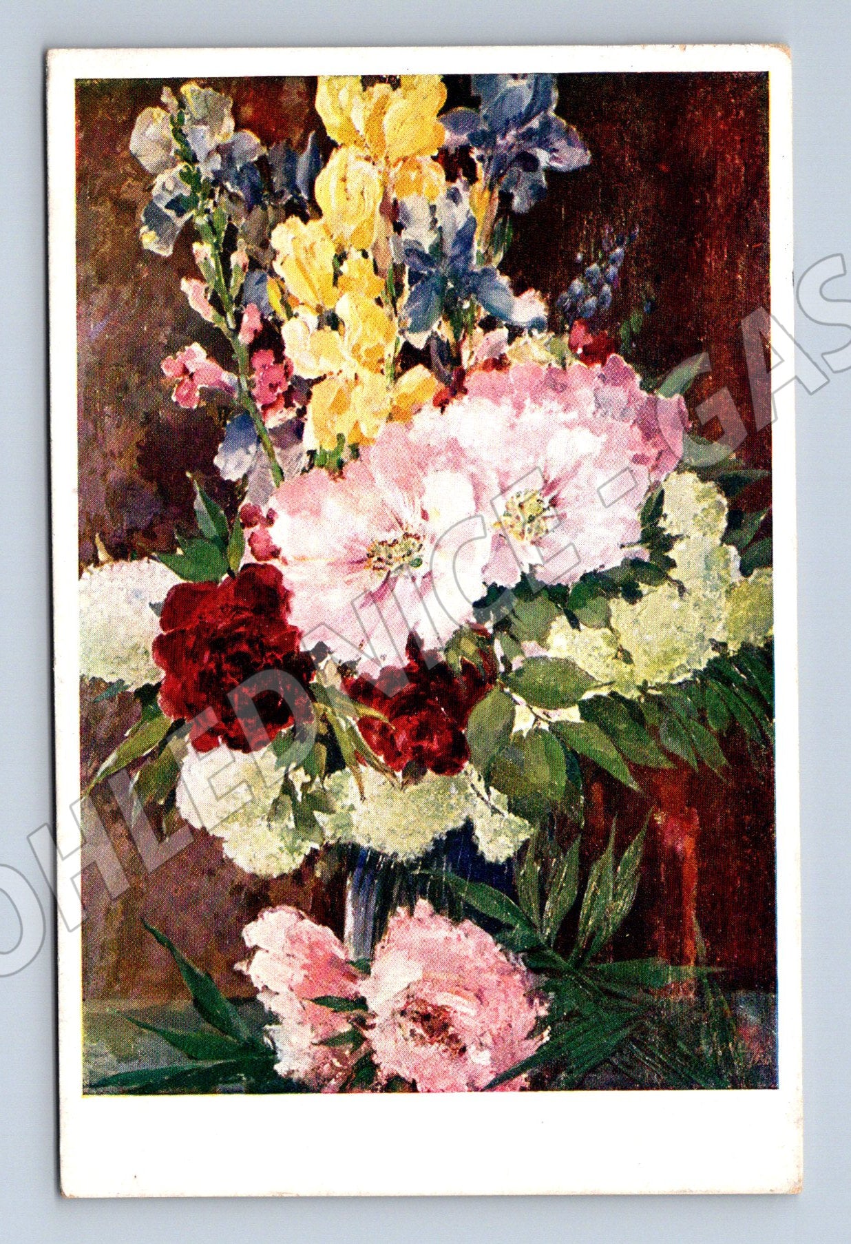 Postcard 1934 Bouquet Č Choděra used (M9965)