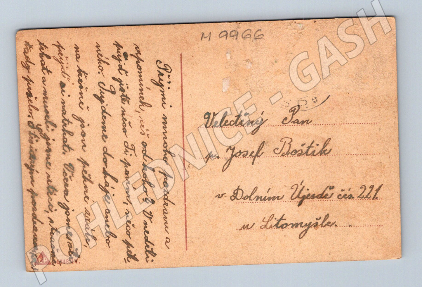 Postcard I Remember You Czech Republic until 1950 (M9966)