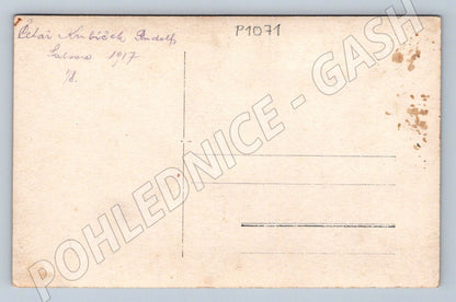 Pohlednice četař Kubíček Rudolf 1917 (P1071)