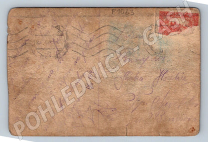 Pohlednice českoslovenští vojáci kulomet 1919 (P1083)