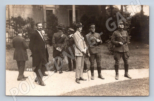 Pohlednice osobnosti v uniformách i civilu (P1088)