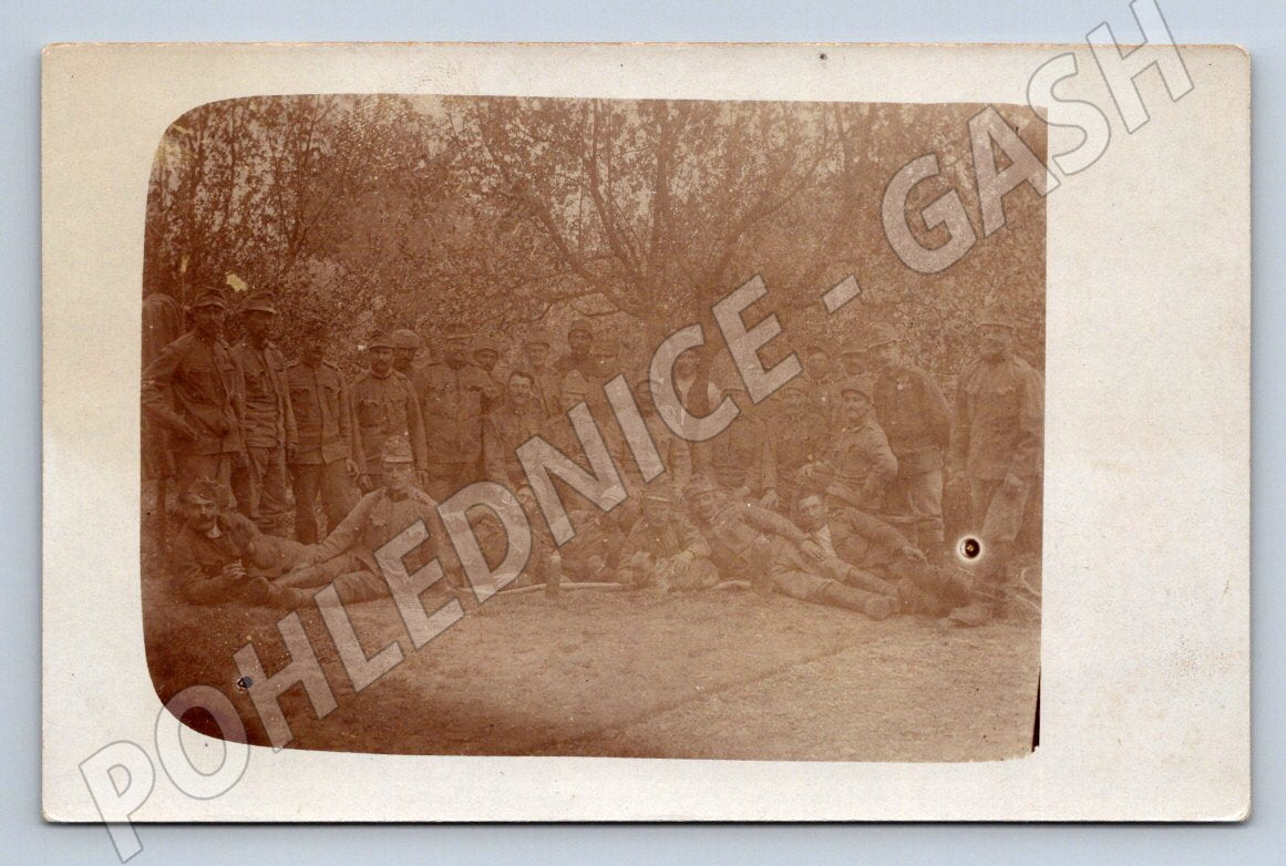 Pohlednice vojenská skupina 1916 1 světová válka (P1095)