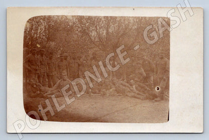 Pohlednice vojenská skupina 1916 1 světová válka (P1095)