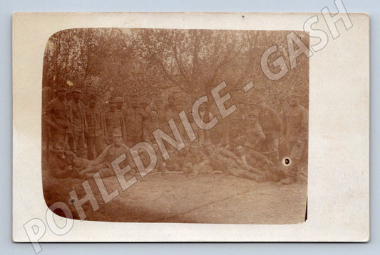 Pohlednice vojenská skupina 1916 1 světová válka (P1095)