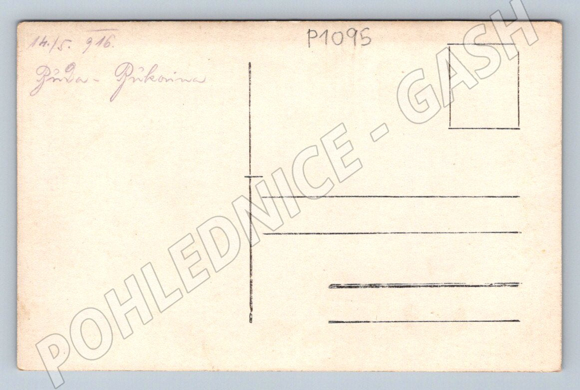 Pohlednice vojenská skupina 1916 1 světová válka (P1095)