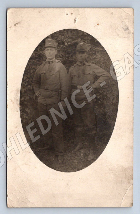 Pohlednice Rakousko Uhersko dva vojáci raz (P1096)